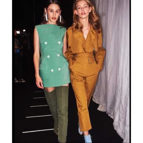 CAMILLA & MARC • Mustard Clarence Belted Jacket - Picture 3 of 16